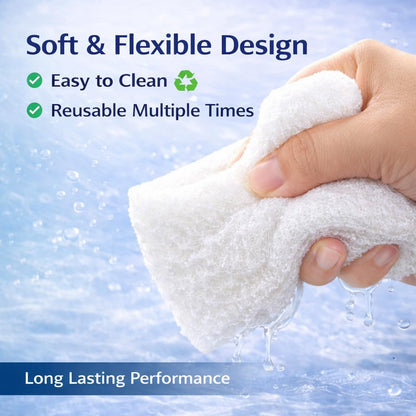 Petzlifeworld Biological Aquarium Filter Sponge Pad 100x13.5x3cm | Non-Toxic Bio Foam for Fish Tank | Improves Water Clarity | Reusable Filtration Media for Fresh & Saltwater Aquariums