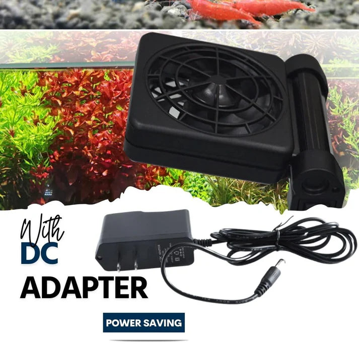 Petzlifeworld Single Head Fish Tank Cooling Fan 2 wind speed controlled