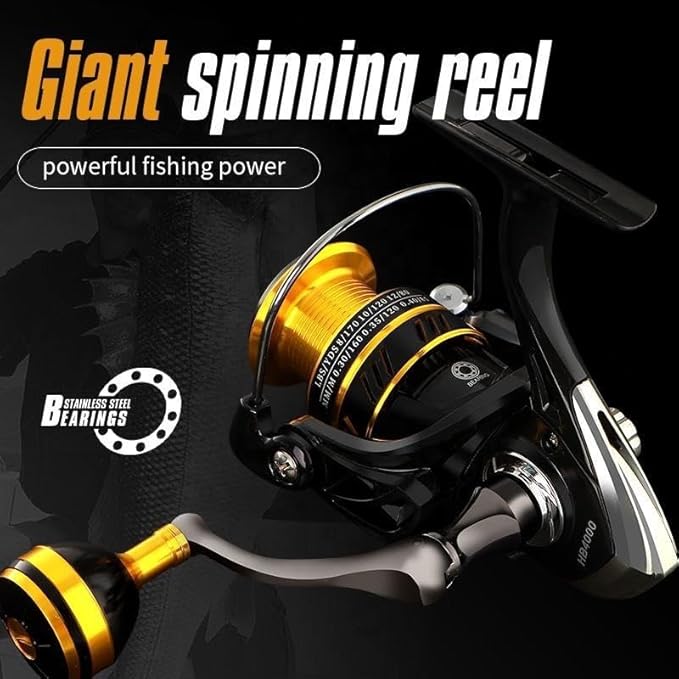 Petzlifeworld  ZP-500 High Speed Spinning Fishing Reel | Ultra Smooth Bearings | Lightweight Composite Body | Aluminum Spool | Freshwater & Saltwater Fishing Reel