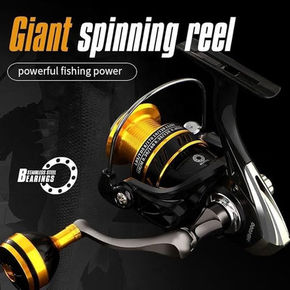 Petzlifeworld  ZP-500 High Speed Spinning Fishing Reel | Ultra Smooth Bearings | Lightweight Composite Body | Aluminum Spool | Freshwater & Saltwater Fishing Reel