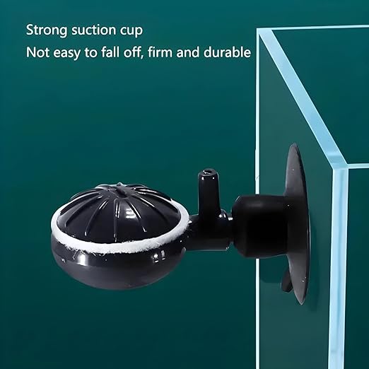 petzlifeworld 1  Pcs Aquarium Air Stone Bubble Diffuser, Black Plastic Dome with Strong Suction Cup for Hydroponics Air Pump Bucket Small Ponds Reservoir