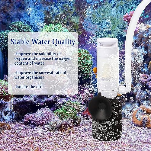 YEE Aquarium Mini Sponge Filter Biochemical Sponge Filters, Ultra Quiet Air Filter with Air Tubing Internal Purifier for Fish Tank Oxygen Increasing and Cycle
