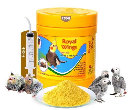 Star Farms  Royal Wings Hand Feeding Formula With Hand feeding syringe