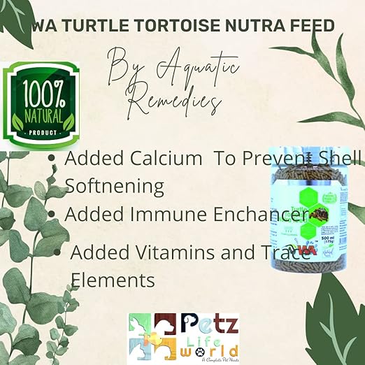 WA Turtle Tortoise Nutra Feed Floating Food Sticks, 500ML by petzlifeworld