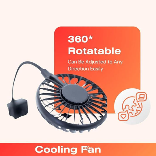 Petzlifeworld Mini USB Type Clip On Energy Saving Aquarium Fish Tank Cooling Fan | 360* Flexible | Low Noise | High Wind | Suitable for Nano Tanks