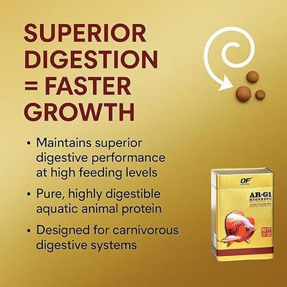 Petzlifeworld Ocean Free AR-G1 Arowana Carnivorous Pellet Fish Food 250g | High Protein Floating Pellets | Premium Feed for Arowana & Large Carnivorous Fish