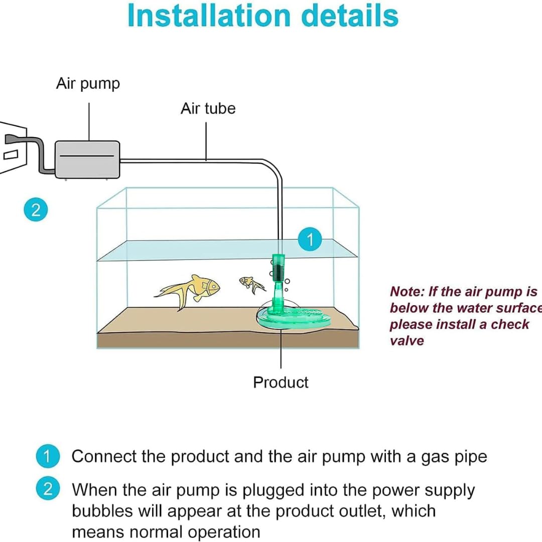 AIM Aquarium Fish Bowl Filter Dimandable Type Can Suits Any Size Bow PetzLifeWorld