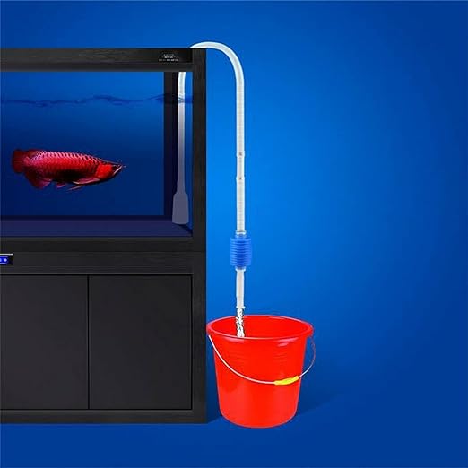 PetzLifeworld Blue Fish Tank Water Changer Aquarium Syphon 1.5 M Aquarium Maintance Tools