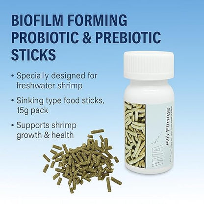 Petzlifeworld Wa Shrimp Sticks 15G Sinking Type Food Stick For Shrimps(Bio Filmea-Probiotic And Prebiotic Feed)