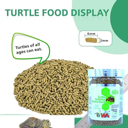 WA Turtle Tortoise Nutra Feed Floating Food Sticks, 500ML by petzlifeworld