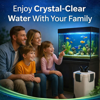Sunsun (HW-302) Multi Stage External Outside Canister Filter with Filter Media for Aquarium Fish Tank | Suitable for 2.5 Feet Tank to 4 Feet Tank petzlifeworld