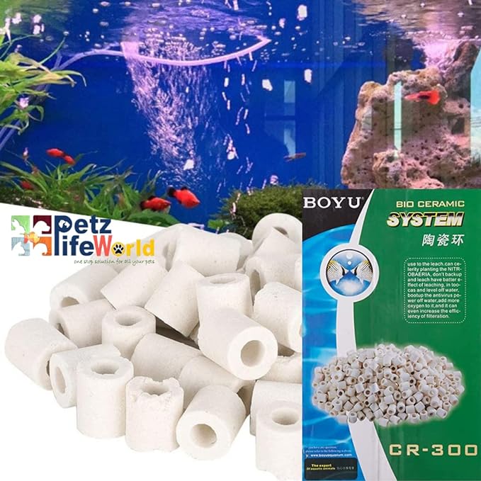 Boyu Ceramic Rings Filter Media For Aquarium Fish Tank