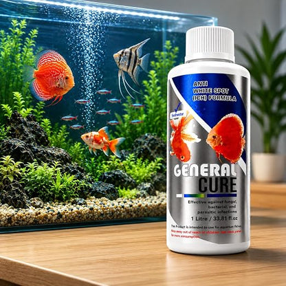 Petzlifeworld Aquatic Remedies 1L General Cure Freshwater Fish Care Formula | Safe for All Aquatic Animals