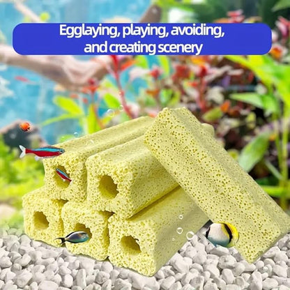 PetzLifeworld Ceramic Bio Media Blocks – Premium Aquarium & Koi Pond Filter Media for Crystal Clear Water