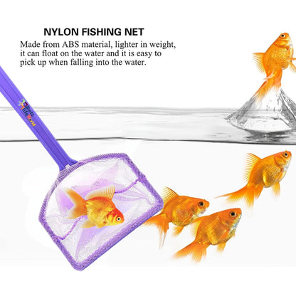 aquarium fish net material Petzlifeworld 6 Inch Purple (2 Pcs) Aquarium Fish Net, Soft Fine Nylon – PetzLifeWorld