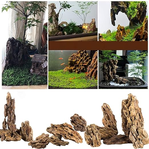 PetzLifeworld Dragon Rock – Premium Natural Stone for Planted Aquariums & Aquascaping | Hardscape Décor for Fish Tanks & Terrariums