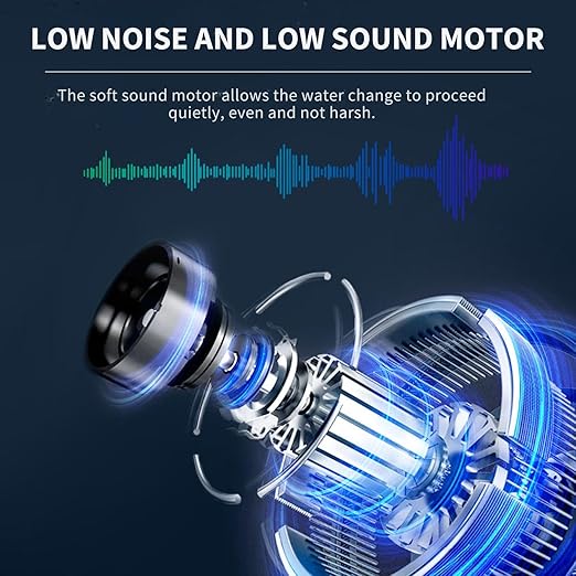 Yee Automatic Aquarium Water Changer Electric Gravel Cleaner | 7-in-1 Fish Tank Vacuum Cleaner with 15KPA Strong Suction, Sand Washer, Water Pump for Aquarium Cleaning