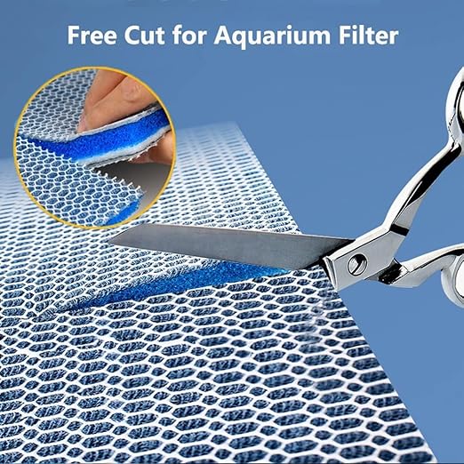 Petzlifeworld 25 * 11cm (Pack of 2) Upgraded 8D Multi Layer Reusable Aquarium and Koi Pond Filter Media Sponge