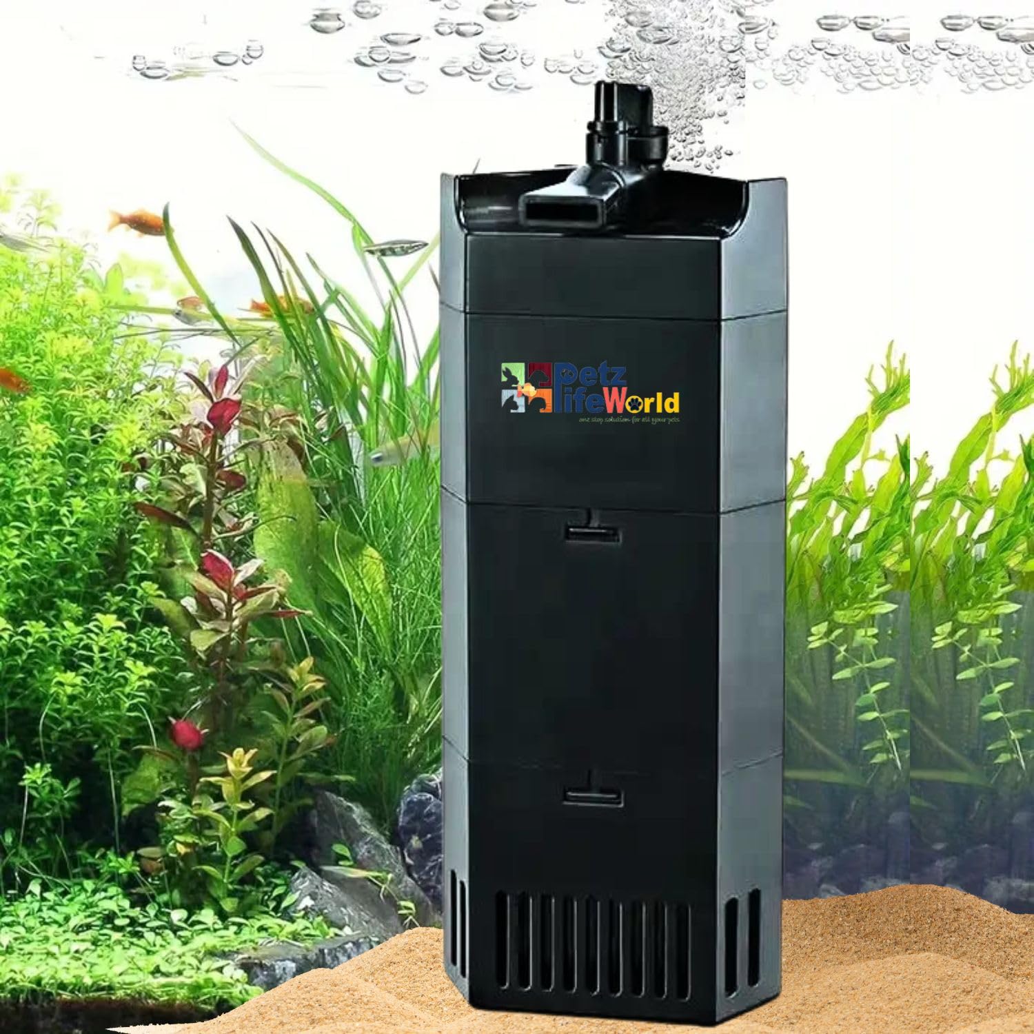 Sobo Aquarium Corner Internal Filter (WP-505C | 12W | 600 L/H ...