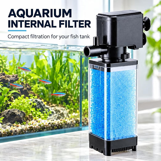 Petzlifeworld Petscope Aquarium Internal Filter with Blue Sponge Media