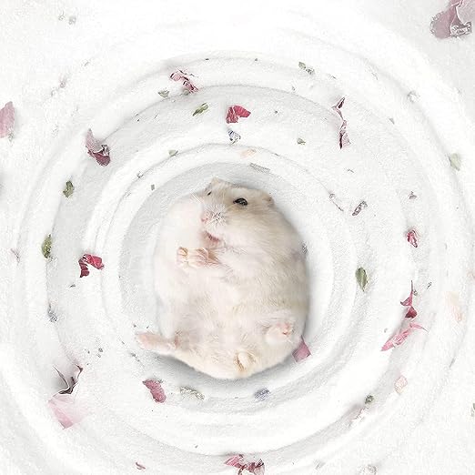 1Kg Dust-Free Hamster Bath Sand Natural Flower Scented Bathing Sand for Guinea Pig, Hamster and Other Small Animals by Pezlifeworld