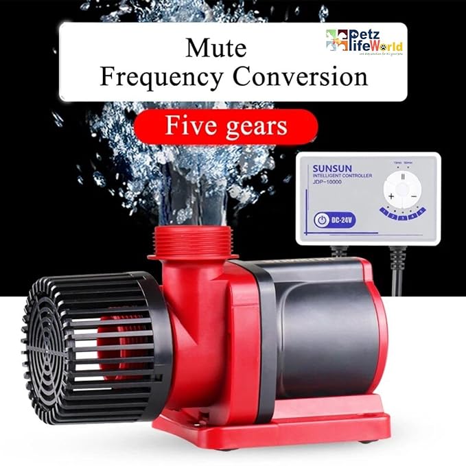 Sunsun JDP Series Controllable DC Variable Submersible Ultra Quite Water Pump for Aquarium and Pond Water Circulation