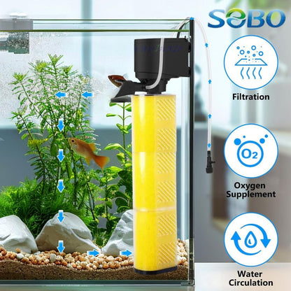 Sobo Aquarium Internal Filter (WP-6001| 40W | 2800 L/H)