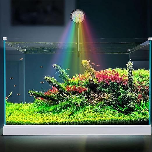 Petzlifeworld Ultra Mini Flexible Aquarium Fish Bowl Light 3Watts WRGB LED Light  | Suitable Only for Bowl and Mini Tank Upto 1 Feet