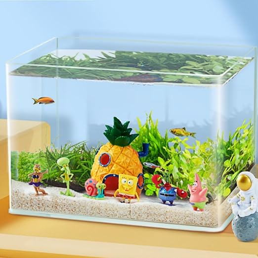 Petzlifeworld 2 in 1 Combo Cute Spongebob Figure Model with Colourful – PetzLifeWorld
