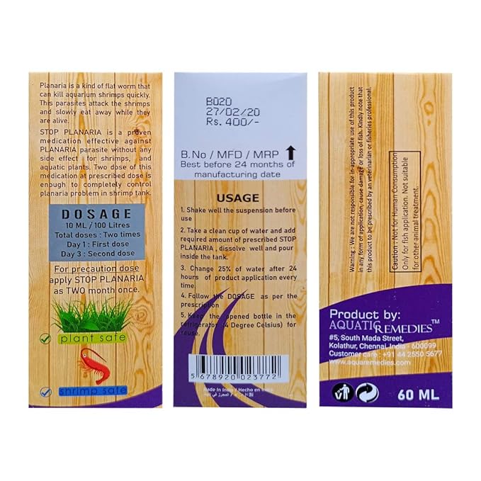 Aquatic Remedies Stop Planaria 60ml