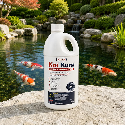 Petzlifeworld Koi Kure for Ornamental Koi Fish – 100ml & 500ml | Support for Koi Sleeping Disease | Helps Support Activity, Appetite & Recovery | Pond & Treatment Tank Use