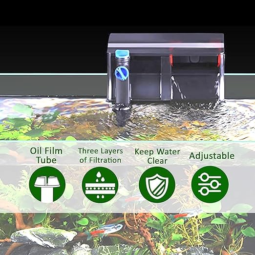 Sunsun Grech CBG Series UV Sterilizer Hang On Back Filter | Suitable for 75 Liters - 190 Liters Aquarium Tank (CBG-800)