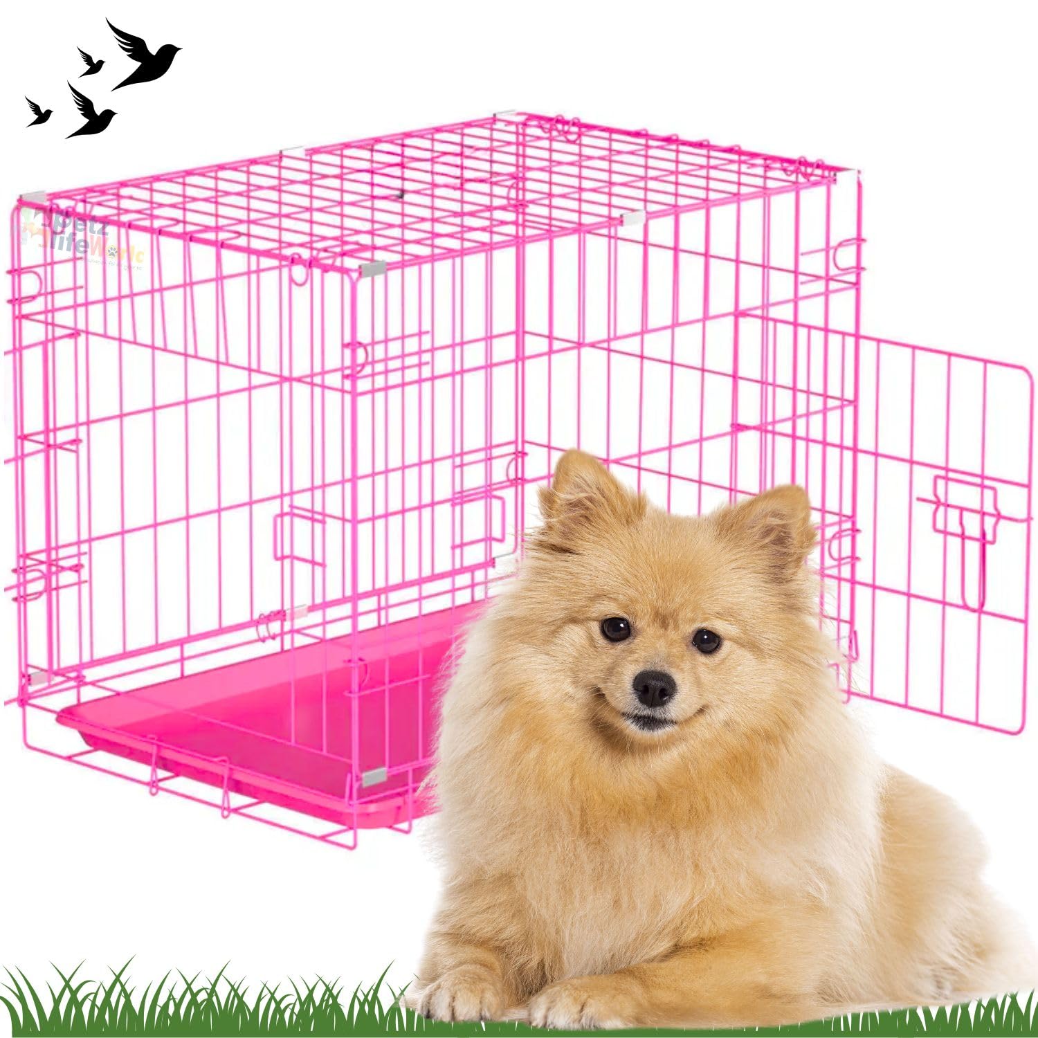 Metal Dog Dog Cage Dosker 42 Inch Heavy Duty Metal Dog Crate With