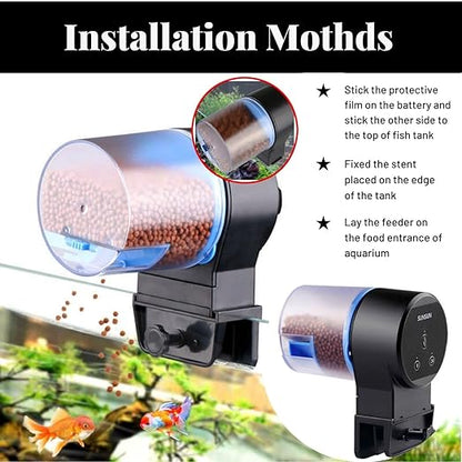Sunsun Automatic Fish Feeder Intelligent Adjustable Timing (12Hrs and 24Hrs) (AK-01)