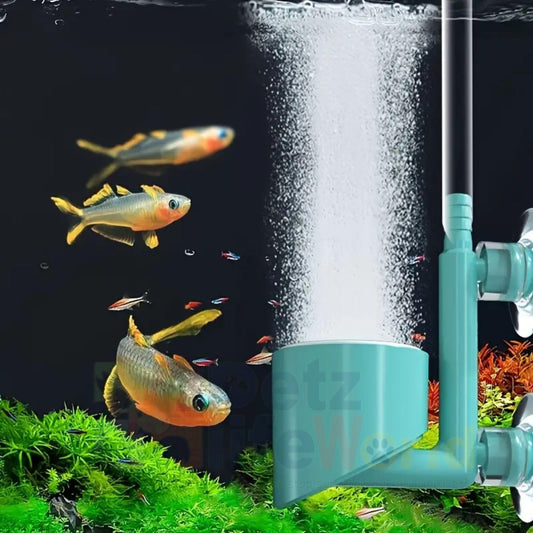 Petzlifeworld Aquarium Mini Air Generator for Aquarium Fish Tank, Nano Bubble Diffuser with Suction Cup Creating Serenes Atmospheres for Fish | Air Refiner | Silent