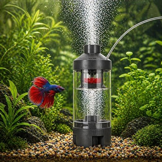 Petzlifeworld Fish Poop Cleaner Suction Sponge Filter for Aquarium | 3-in-1 Filtration System | Ultra Quiet Air Driven Filter | Fish Waste Collector | Safe for Shrimp & Fry (Air Pump Not Included)YA-8462