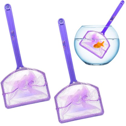 aquarium net fish net Petzlifeworld 6 Inch Purple (2 Pcs) Aquarium Fish Net, Soft Fine Nylon – PetzLifeWorld