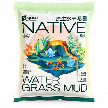 YEE    0.5L, 1.5L &amp; 3L Native Aqua Soil for Planted Aquariums | Premium Nutrient-Rich Substrate for Aquatic Plants, Shrimp & Freshwater Fish | pH Buffering 6.0–7.0 | Low Dust Granules