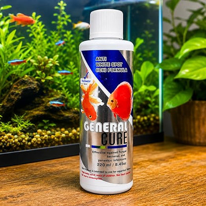 petzlifeworld Aquatic Remedies  General Cure Fish Care with Anti White Spot Formula for Freshwater Fish | Safe for All Aquatic Animals