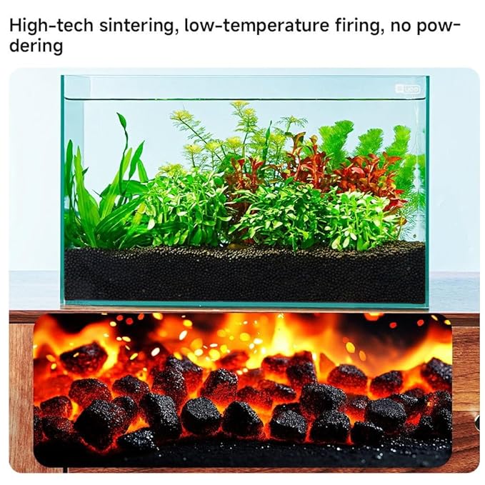 YEE 3L Native Water Grass Aquarium Soil for Planted Aquarium | Nutrient Rich Aqua Soil Substrate for Fish Tanks | pH Buffering 6.0–7.0 | Low Dust Long-Lasting Granules