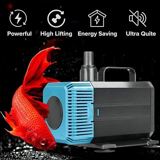 Sobo Submersible Aquarium Water Lifting Pump Suitable For Hydroponics, Pond, Fountain and Sump Filter Systems Power Head Wp-7200 and wp-5200