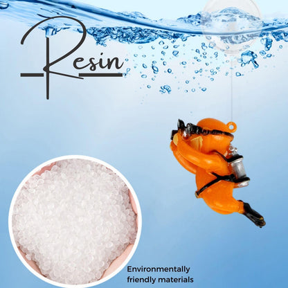 Petzlifeworld (Pack of 2) Floating Little Witch & Diver (Random Color) Aquarium Decorations