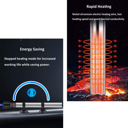 Petzlifeworld Stainless Steel Heater + Protective Cover Water Heater and Adjustable Temperature