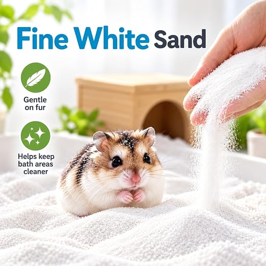 Petzlifeworld Scented Hamster Bath Sand 500g – Rose, Lavender, Green Apple & Lemon