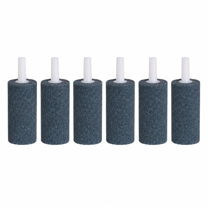 petzlifeworld 1.5 Inch Aquarium Air Stone Diffuser, Pack of 6 | Fine Bubble Oxygen Aerator Stone with Air Tube Connector | Bubble Stone for Fish Tank, Aquarium & Hydroponics