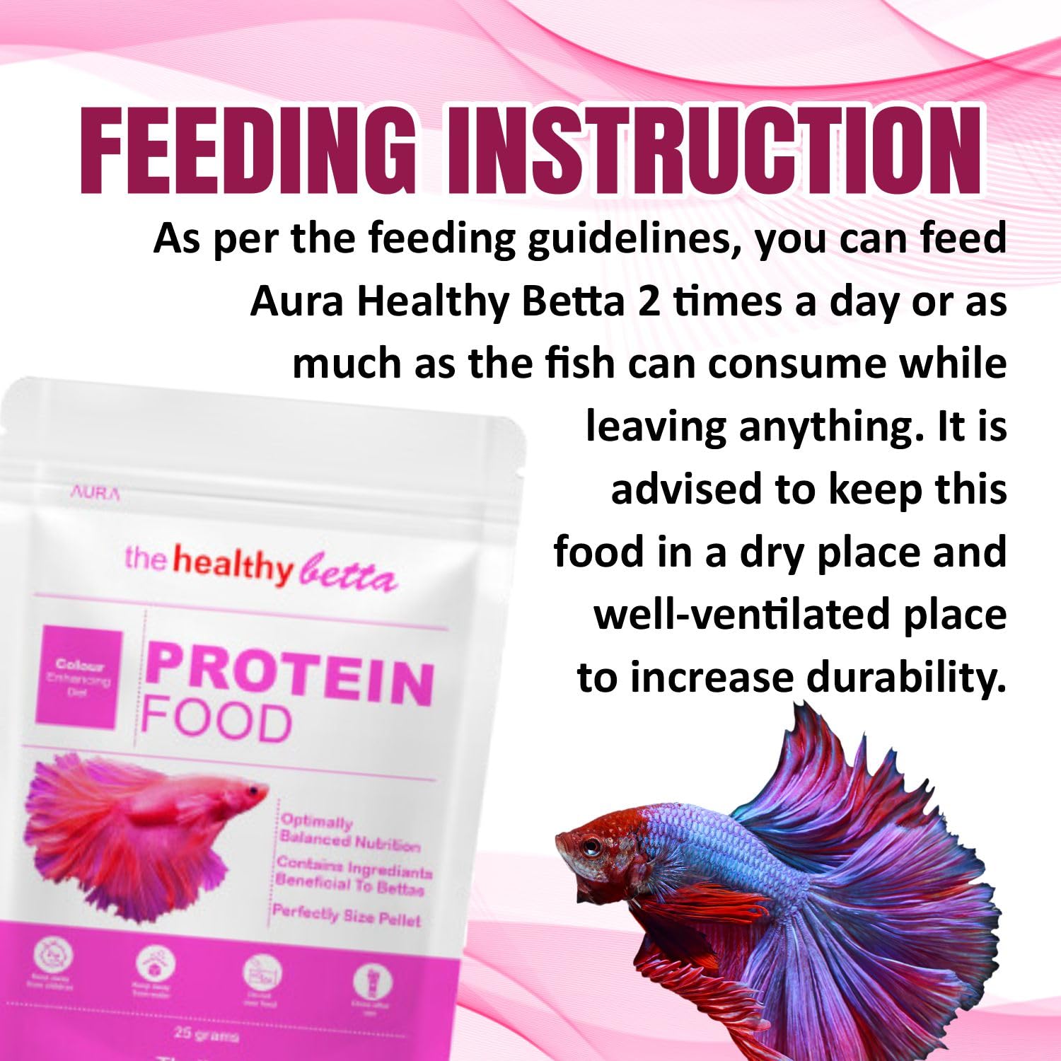 Fighter Fish Eat The Best Betta Food Fish Science Betta Granules