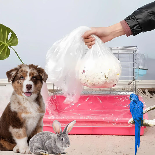 Petzlifeworld Stretchable Pet Cage Disposable Liners For Bunny, Guinea Pig, Hamster, Bird & Small Animals