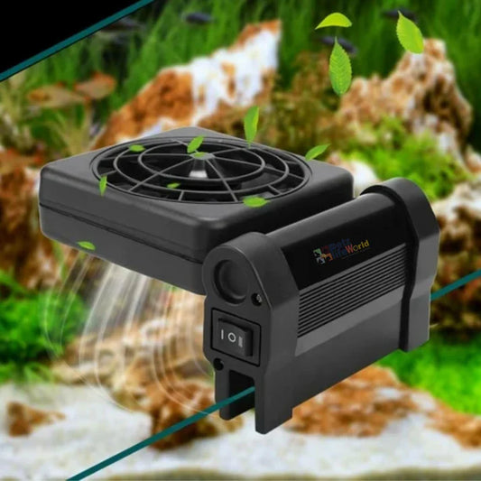Petzlifeworld Single Head Fish Tank Cooling Fan 2 wind speed controlled