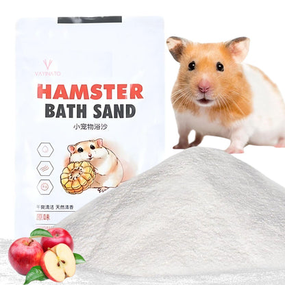 Petzlifeworld 1Kg Dust-Free Natural Flavour Bath Sand for Hamster Odor-Control Grooming Sand for Hamsters, Guinea Pigs, Gerbils & Chinchillas