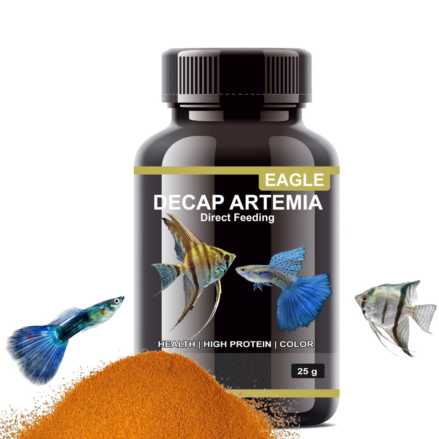 Eagle Decap Artemia Cyst - Direct Feeding (25g) No Hatching Required - Shell-Free, High-Protein Nutritional Feed